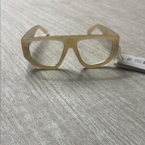 Stylish Beige blue light glasses